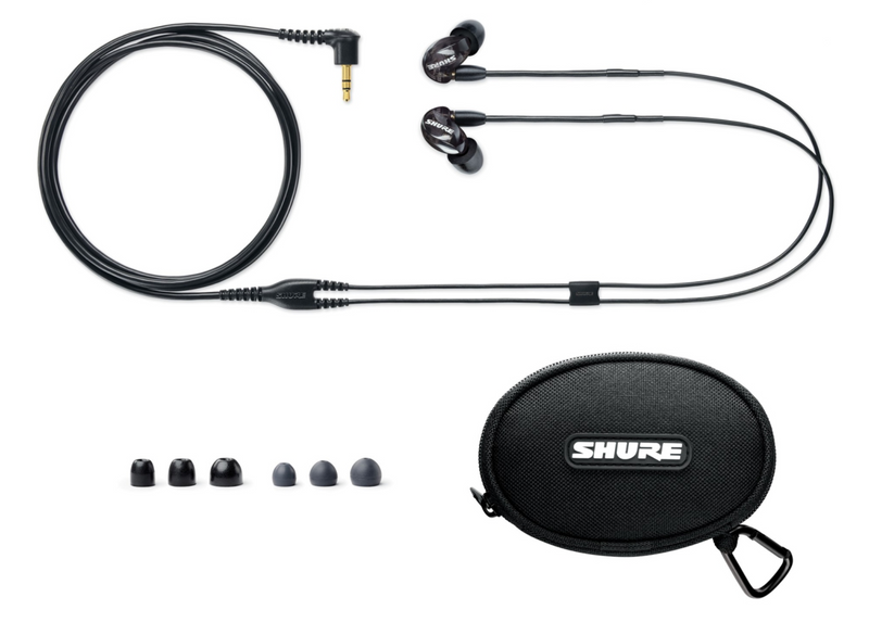 Shure SE215-K Écouteurs intra-auriculaires à isolation phonique (noir)