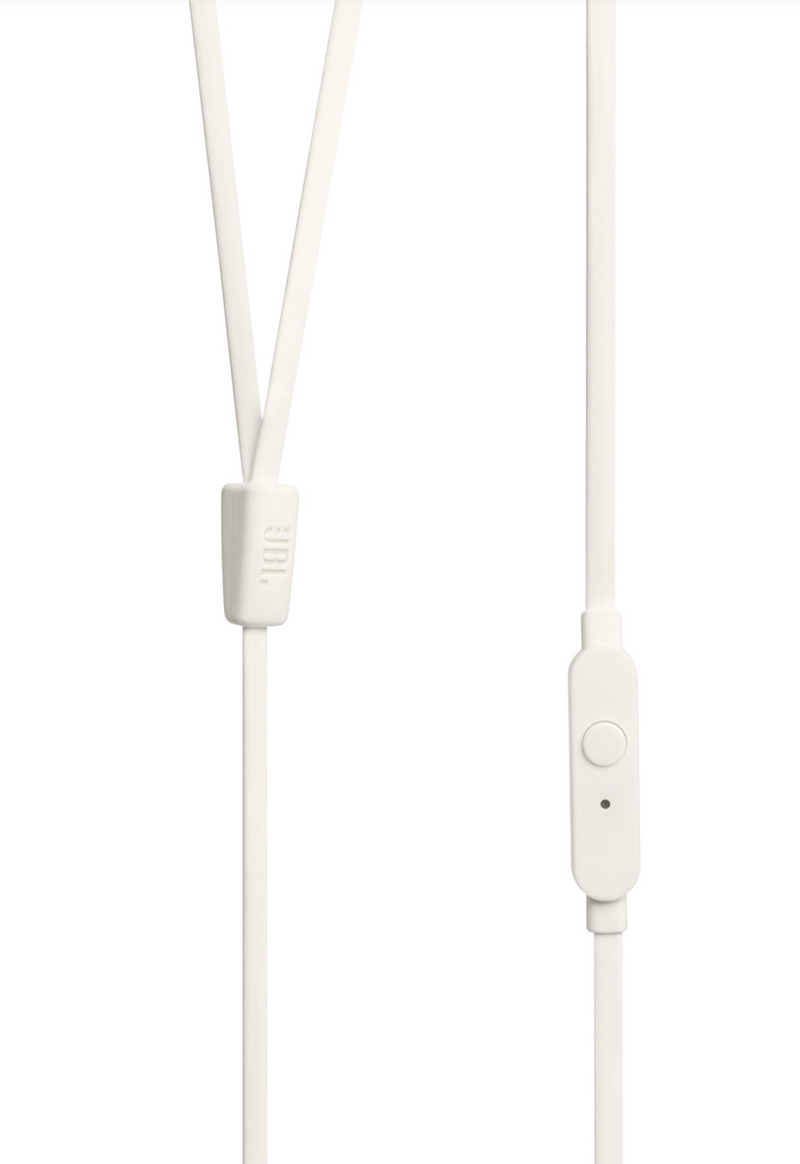 Écouteurs intra-auriculaires JBL T110 (blanc)