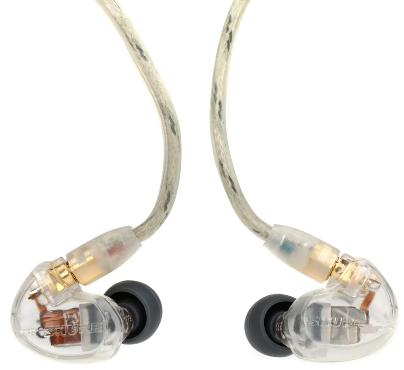 Shure SE425-CL Écouteurs intra-auriculaires stéréo à isolation sonore Transparent