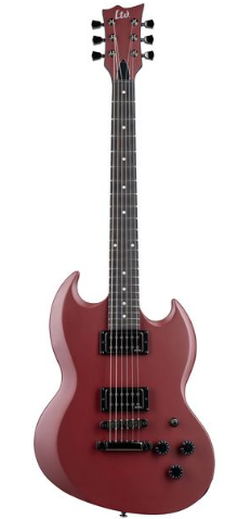 ESP LTD VOLSUNG LARS FREDERIKSEN Signature Electric Guitar (Oxblood Satin)