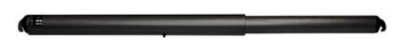 PD Pipe & Drape PD-HS7-12 Telescopic Horizontal Crossbar (Black) - 7' to 12'