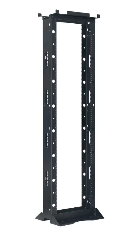 Lowell CR2P-4518 Two Post Rack with 6"D Channels - 45U x 18"D