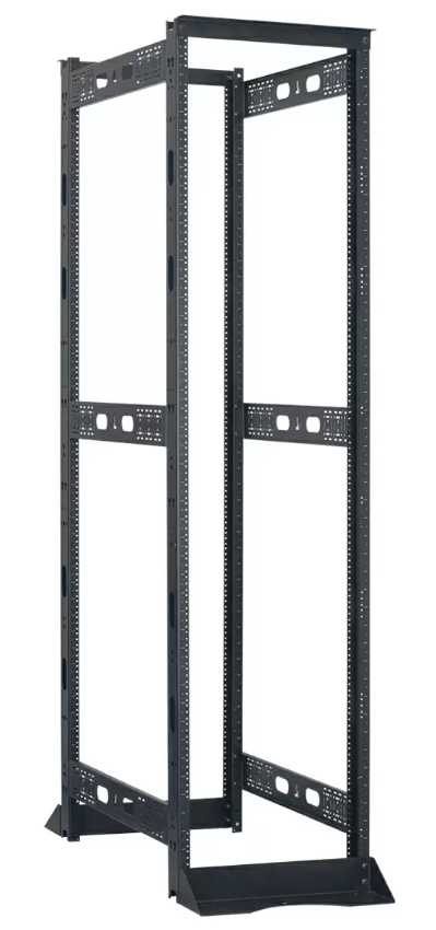 Lowell NR4P-4536 Four Post Networking Rack - 45U x 36"D