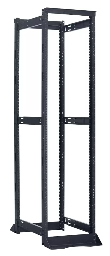 Lowell NR4PA-4536 Four Adjustable Post Networking Rack - 45U x 36"D