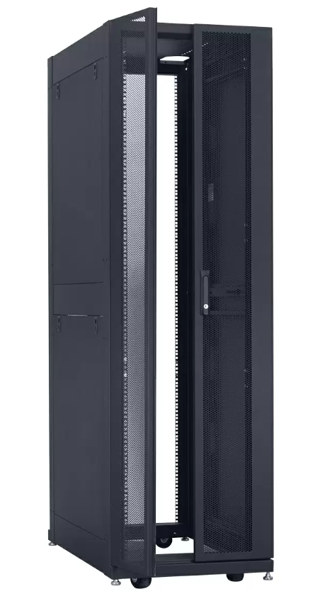 Lowell DAT31-4848-B Data Rack with Doors - 48U x 48"D