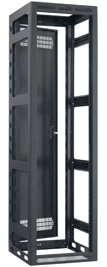 Lowell LGR-4422 Gangable AV Rack with Rear Door - 44U x 22"D