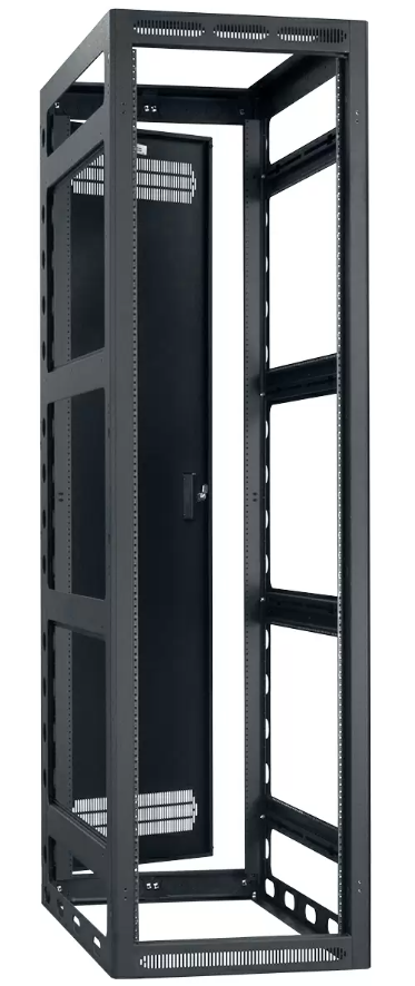 Lowell LGR-4436 Gangable AV Rack with Rear Door - 44U x 36"D