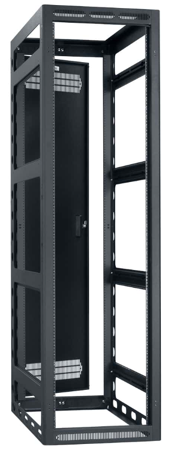 Lowell LGR-4442 Gangable AV Rack with Rear Door - 44U x 42"D