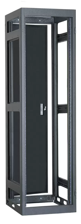 LOWELL LGNR-3727 Rack Gangable AV avec porte arrière - 37U x 27 "D