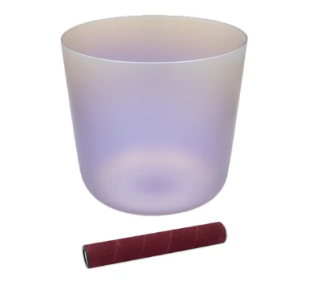 Sela INFINITY Crystal Singing Bowl (Light Purple) - 7"