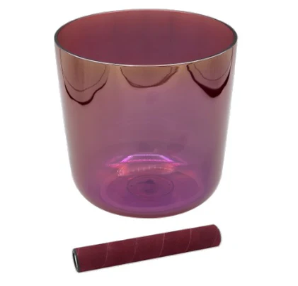 Sela INFINITY Crystal Singing Bowl (Purple) - 5.25"