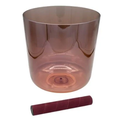 Sela INFINITY Crystal Singing Bowl (Orange) - 7.5"