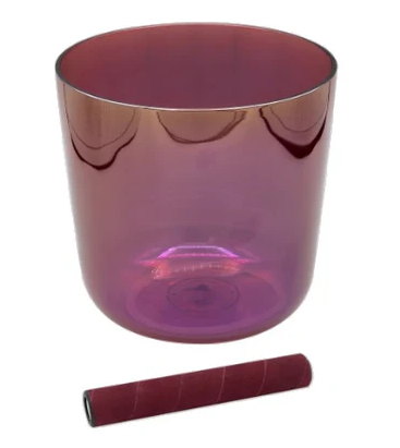 Sela INFINITY Crystal Singing Bowl (Purple) - 5.25"