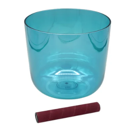 Sela INFINITY Crystal Singing Bowl (Cyan) - 5.75"