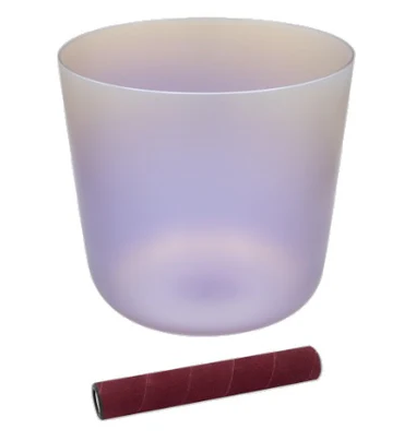 Sela INFINITY Crystal Singing Bowl (Light Purple) - 7"