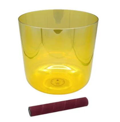 Sela INFINITY Crystal Singing Bowl (Yellow) - 8"