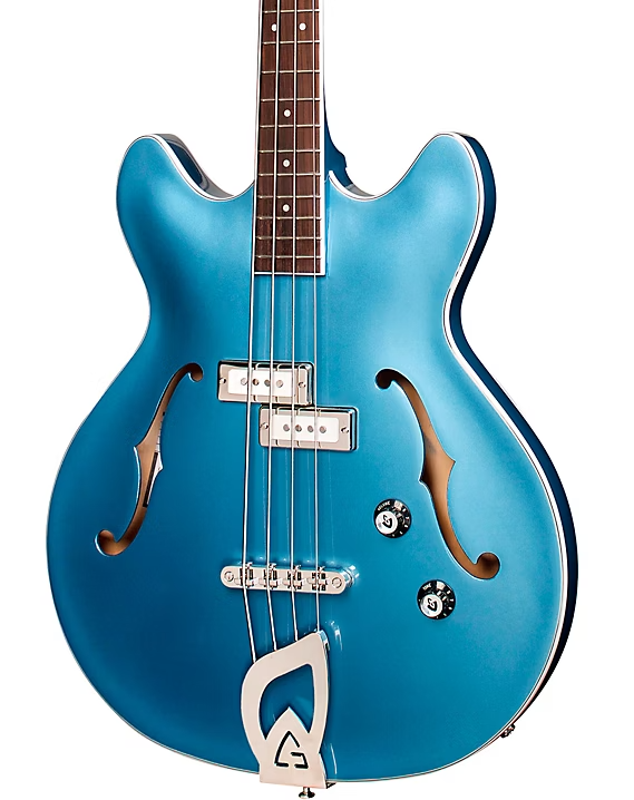 Guild Starfire 1 Guitare de basse électrique à corps semi-creux (Pelham Blue)