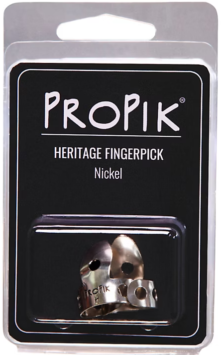 ProPik 11-209-4000-PK2 Guitar Finger Picks (Nickel)