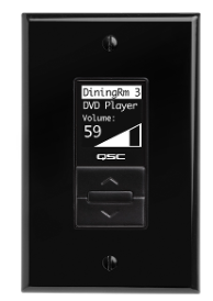 Q-SYS MP MFC BK Wall Mount Controller (Black)