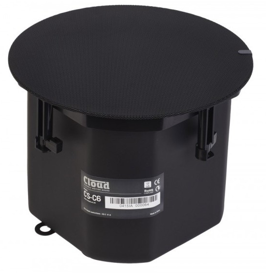 Cloud Electronics CS-C6B Ceiling Speaker (Black) - 6"