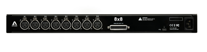 APOGEE Symphony-Studio-8x8 USB-C Interface audio avec 8 micro / ligne au niveau de la ligne × 8