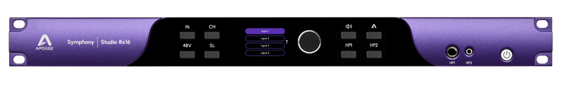 APOGEE Symphony-Studio-8x16 Interface audio USB-C avec 8 micro / ligne au niveau de la ligne × 16