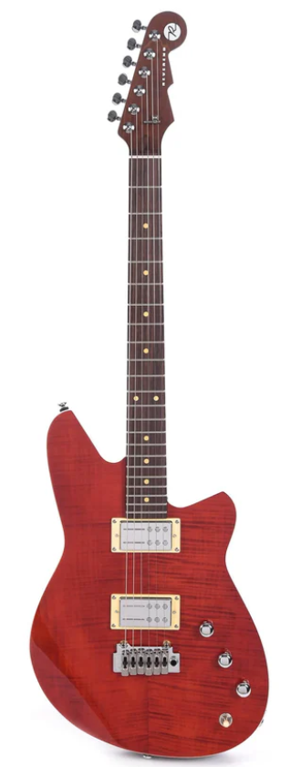 Reverend KINGBOLT RA FM Electric Guitar (Transparent Whine Red)