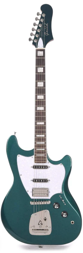 Guild SURFLINER DELUXE Electric Guitar (Evergreen Metallic)