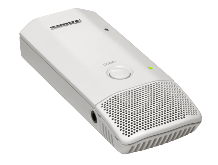 Shure MXW6W/C-Z10 Cardioid Wireless Boundary Transmitter (White)