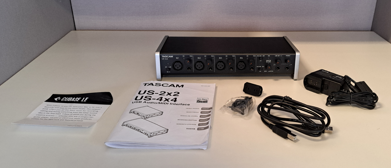 Tascam US-4X4 4-In 4-Out Usb Audio Midi Interface (USED)