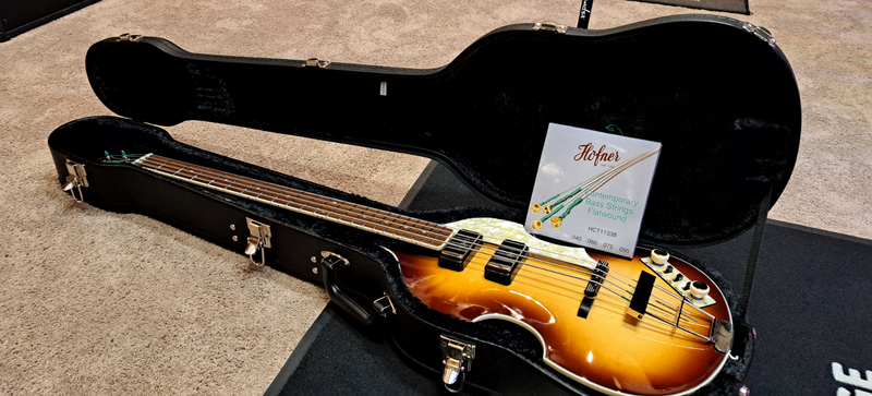 Hofner HCT-500/1 Contemporary Series Violin Bass with CGC-VB Hard Case (Sunburst) (DEMO)