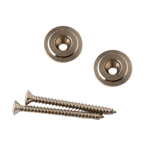 PRS Strap Button and Screw Set Of 2 (Nickel)