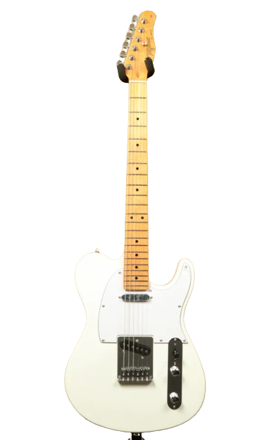 Tagima TW 55-PW-LF/WH Electric Guitar (Pearl White)
