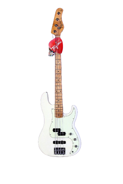 Tagima TW 65 OWH-LF/AWH Electric Bass Guitar (Olympic White)