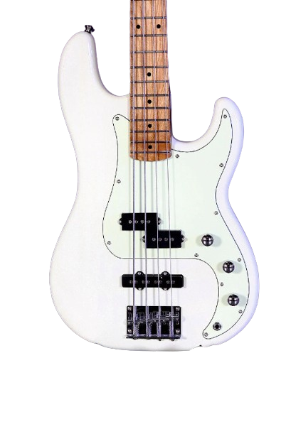Tagima TW 65 OWH-LF/AWH Guitare basse électrique (Blanc olympique)