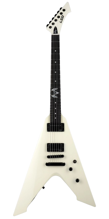 ESP Ltd James Hetfield Vulture Electric Guitar (Olympic White)