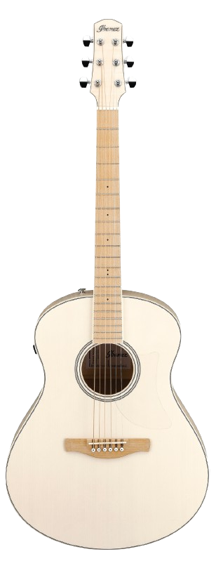 Guitare acoustique Ibanez AAM370E (blanc antique)