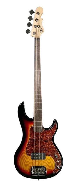 G&LTRIBUTE Series Fretless Electric Bass Guitar (3-Tone Sunburst)