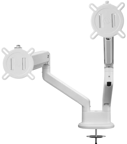 One For All DM4220 Dual Solid Monitor Mount (White)