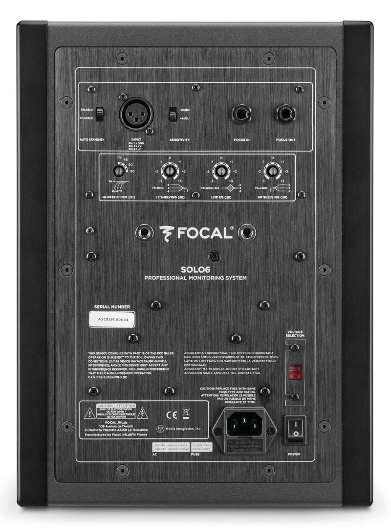 Focal SOLO6 2-Way Active Monitor (Single, Black) - 6.5"