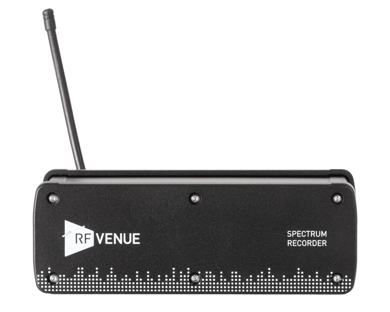 RF Venue SPECTRUM RECORDER Network and USB Spectrum Data Recorder