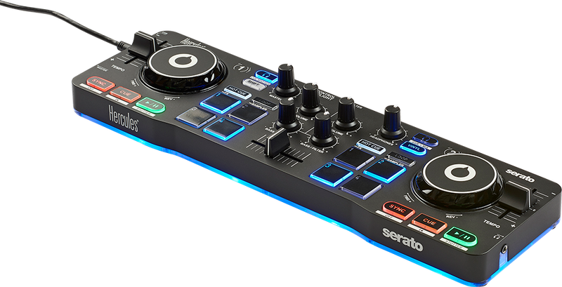 Hercules DJ CONTROL STARLIGHT Compact DJ Controller With LED (DEMO)