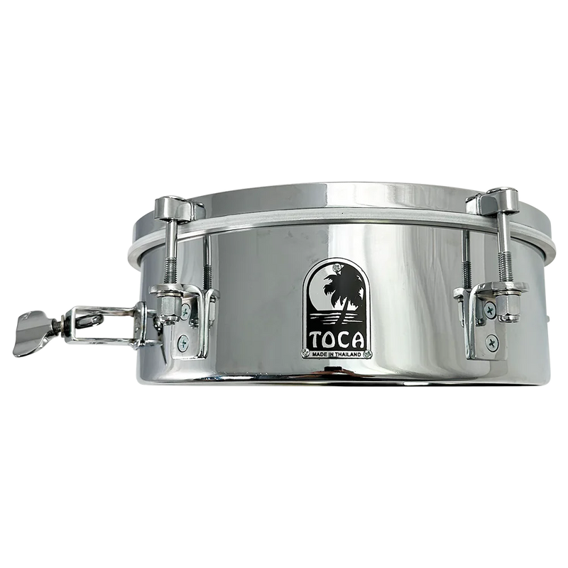 Toca T-412-SS Timbale de batterie avec caisse claire - 4"x12"