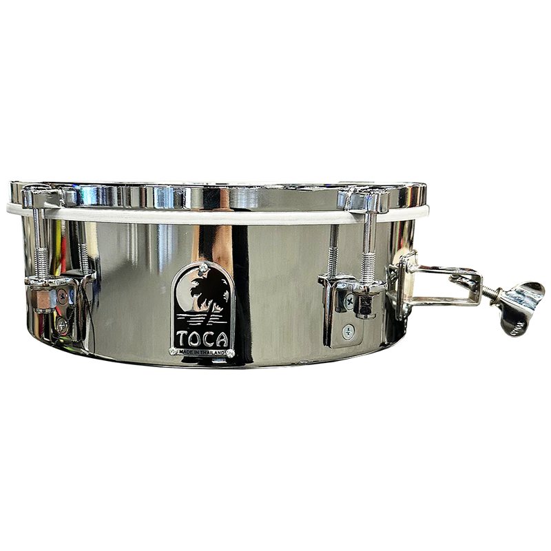 Toca T-412-SS Timbale de batterie avec caisse claire - 4"x12"