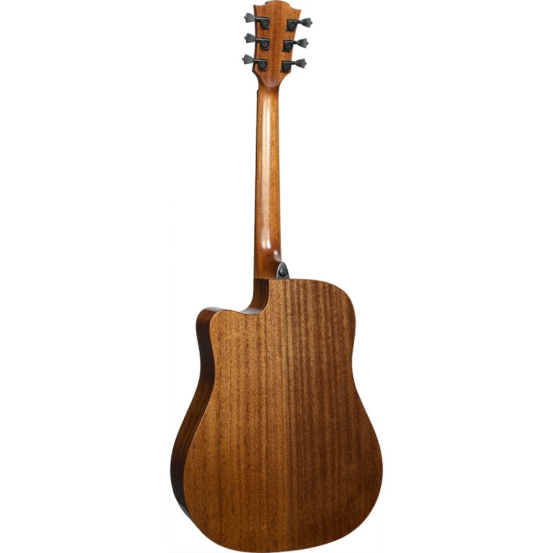 LAG GUITARS tramontane Special Dreadnought Cutaway acoustique / guitare électrique (Blue Burst)