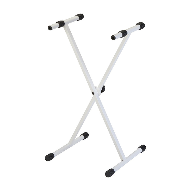 QuikLok T10WH Single Braced T-Rex Keyboard Stand (White)