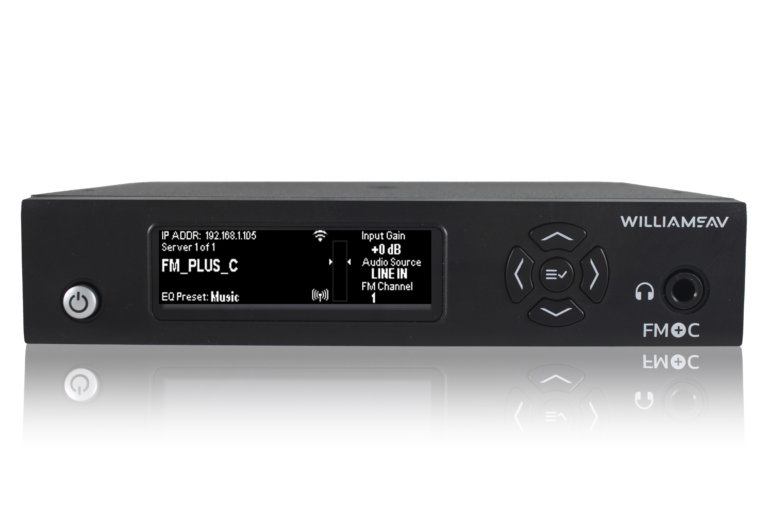 Williams AV FM T55C D FM+ C Assistive Listening System with Dante