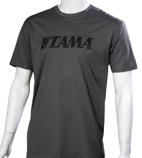 Tama TAMT02S Tama Logo Short-Sleeve Shirt - Small (Heavy Metal Gray)