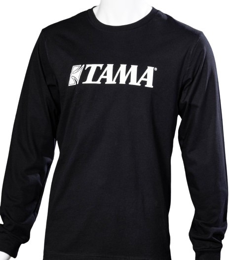 TAMA TAMT04L TAMA LOGO LOGIE LOGIE À LONGE - Large (noir)