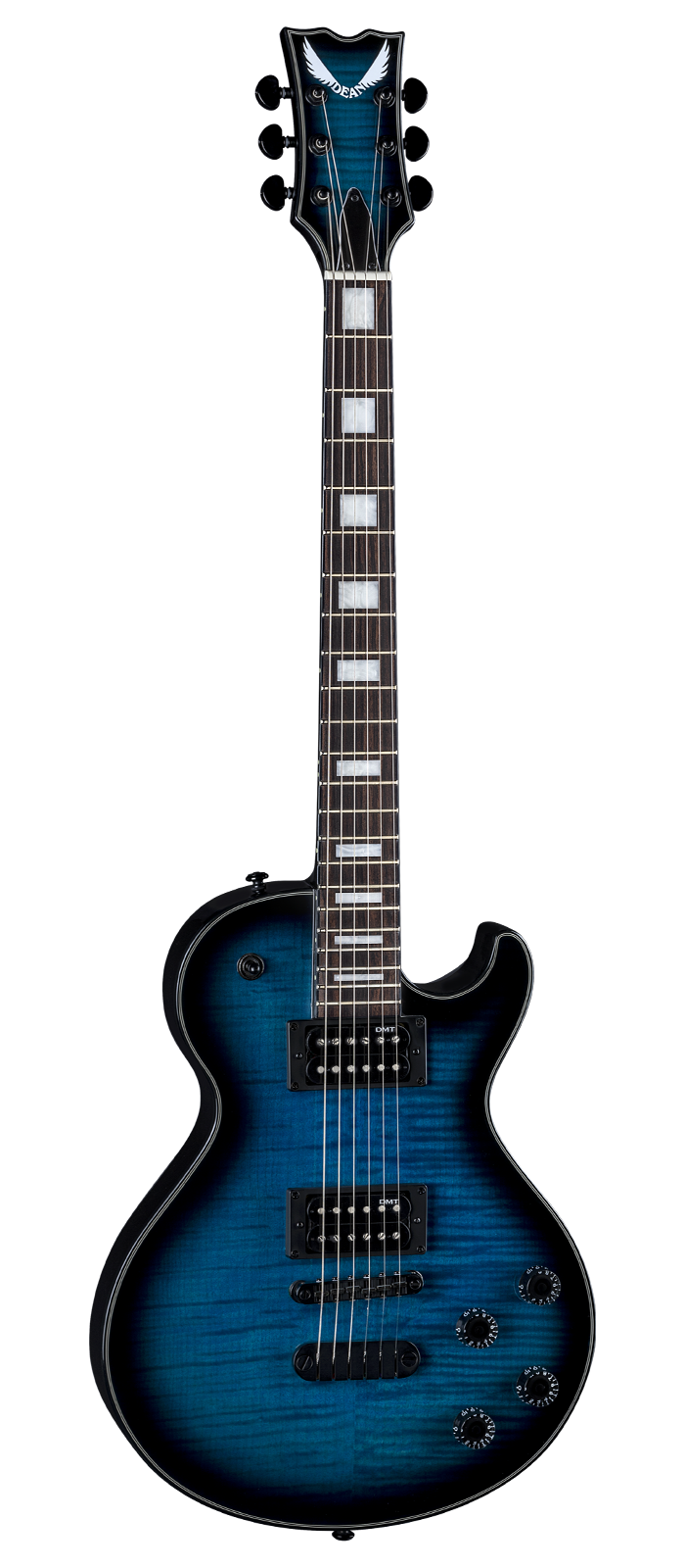 Dean Guitars TB JC SEL TBB Thoroughbred John Connolly Electric Guitar (Trans Blueburst)